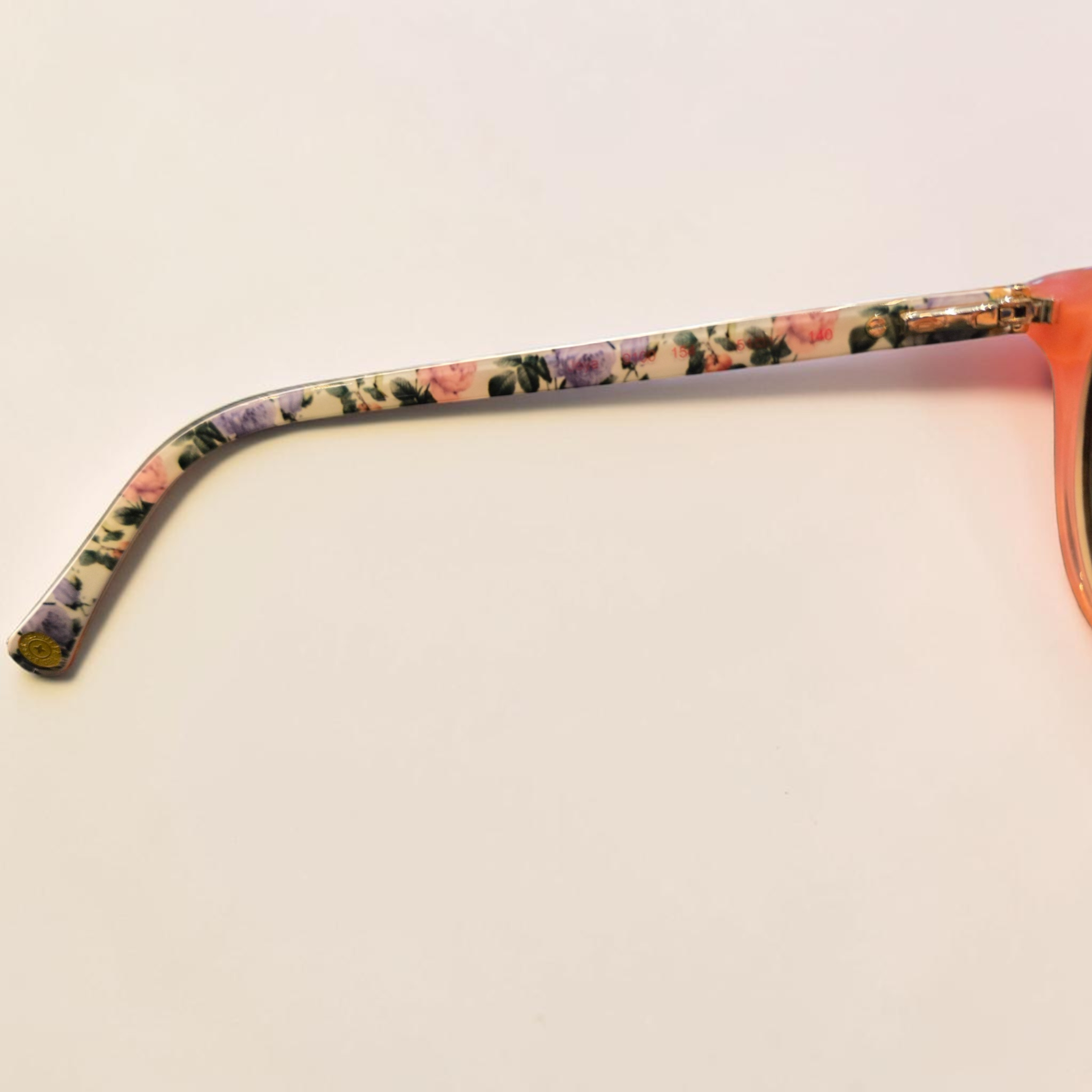 Ted Baker Jeya Floral Temple Square Acetate Glasses Tortoiseshell 51 16 140