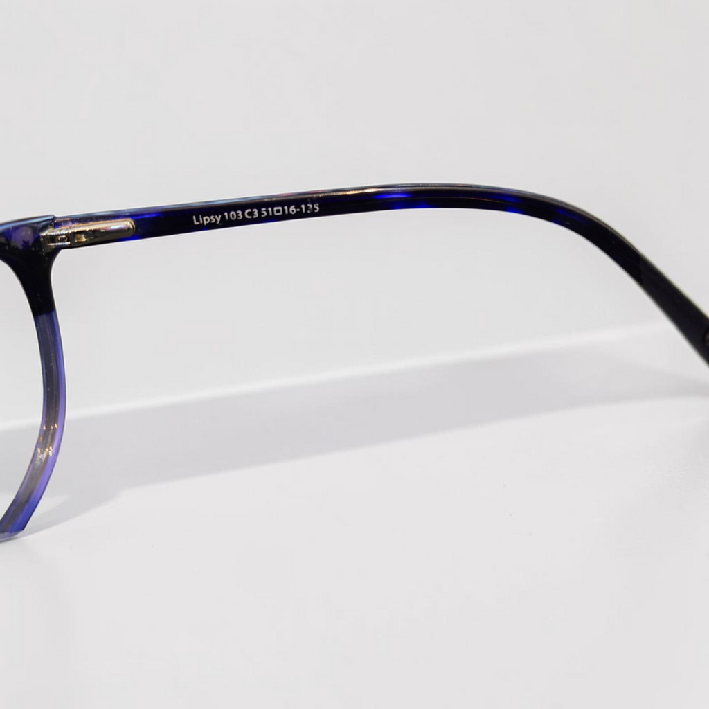 Lipsy VIP 103 C3 Navy Blue Cat-Eye Acetate Frames 51mm