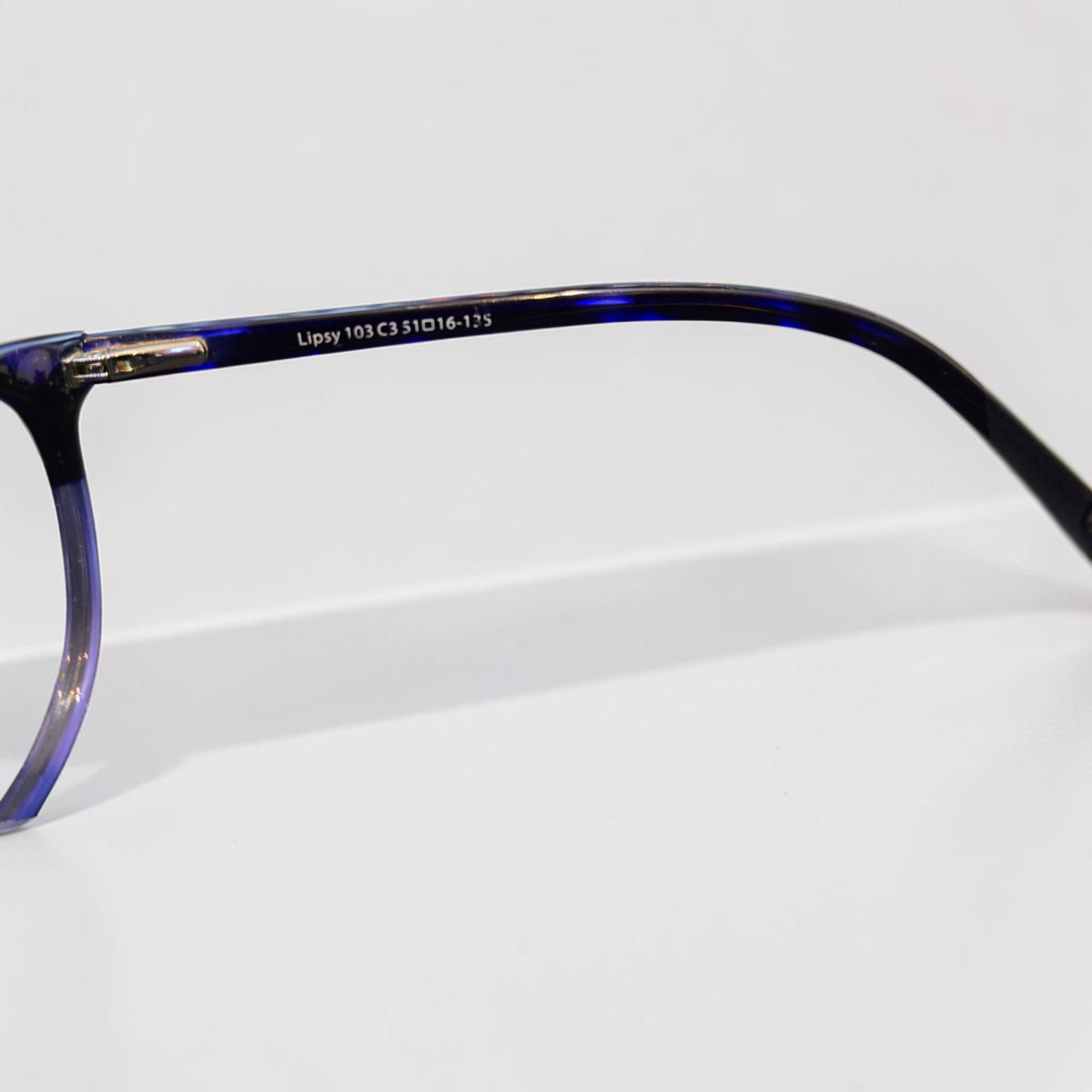 Lipsy VIP 103 C3 Navy Blue Cat-Eye Acetate Frames 51mm
