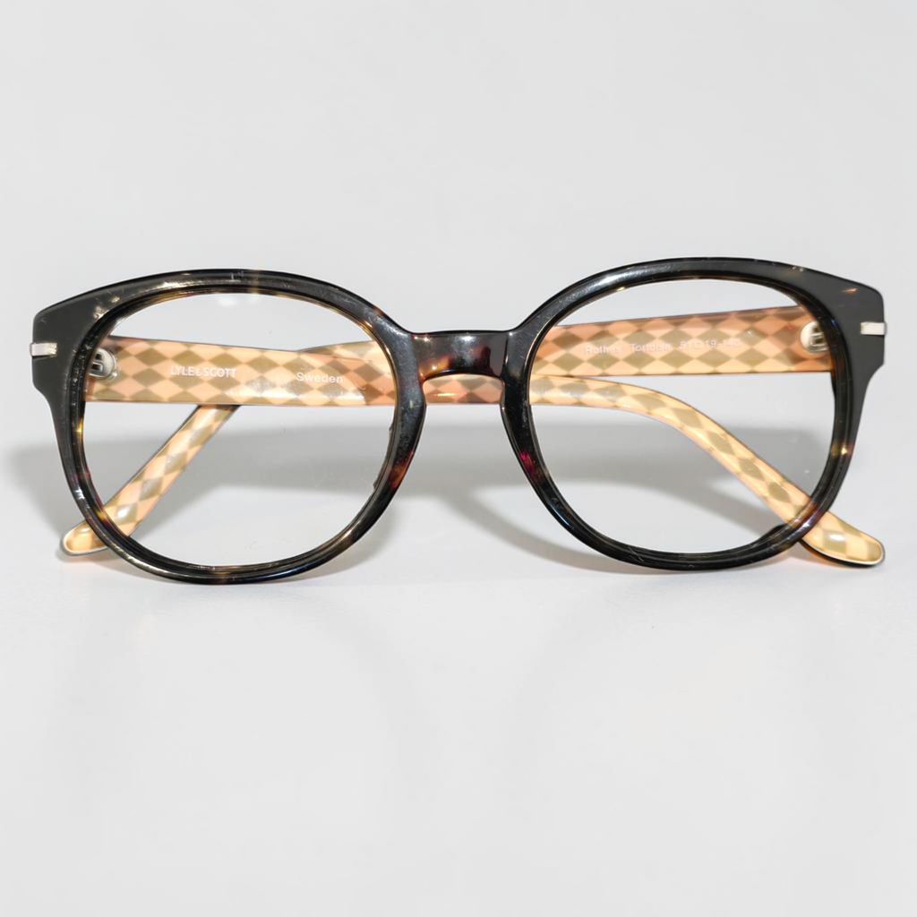 Lyle & Scott Rothes Round Tortoiseshell Acetate Frames 51-19-140
