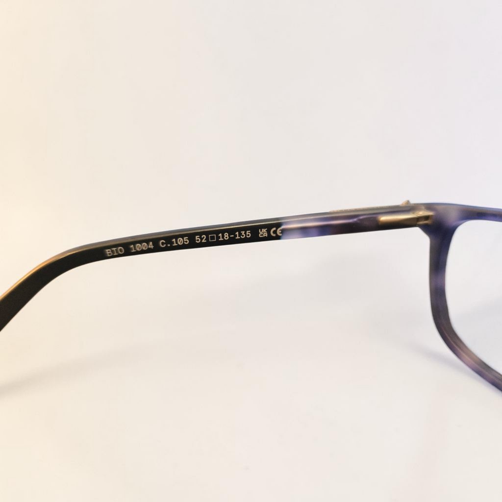 Botaniq BIO 1004 Purple Tortoiseshell Round Bio-Acetate Frames