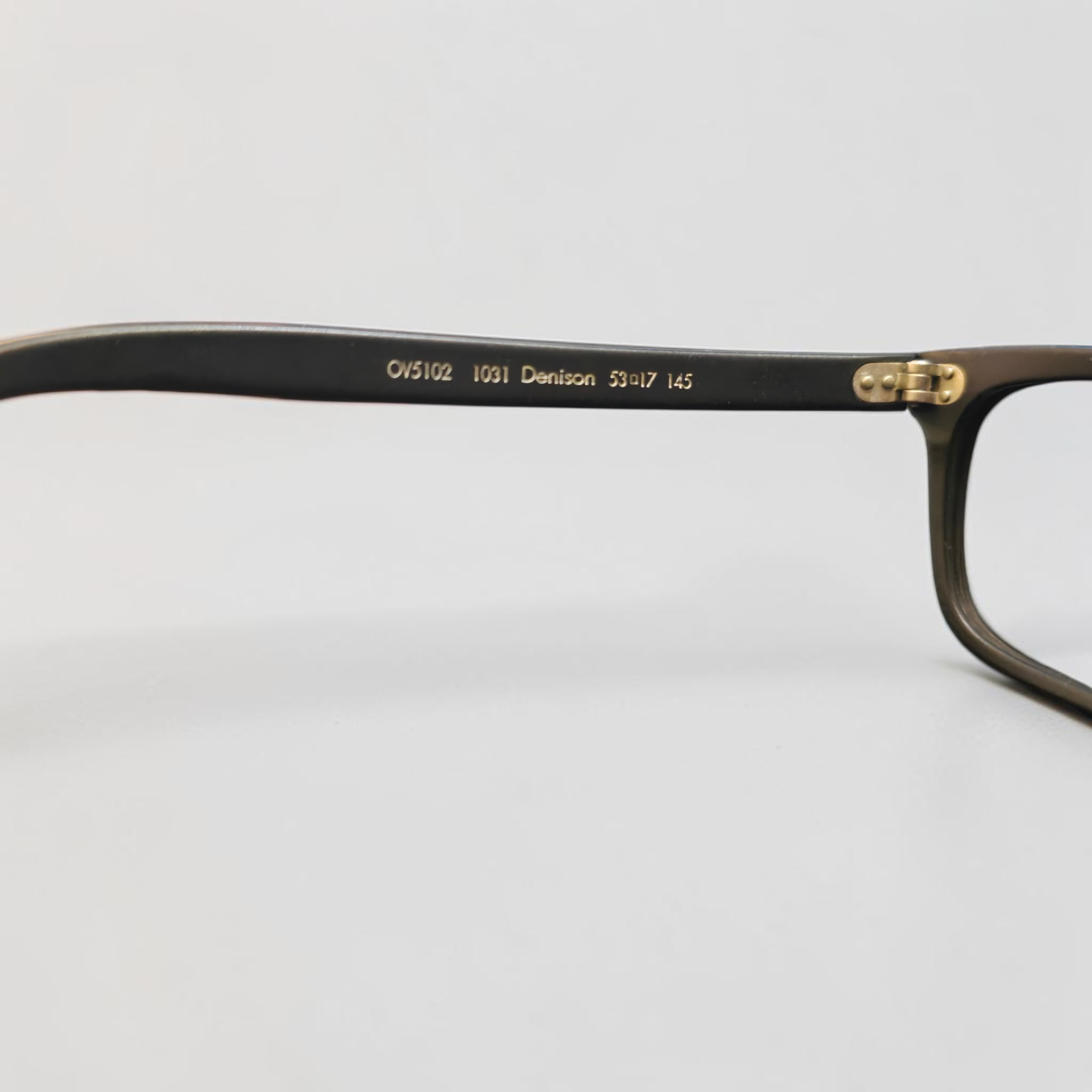 Oliver Peoples Denison OV5102 Matte Black Rectangle Frames