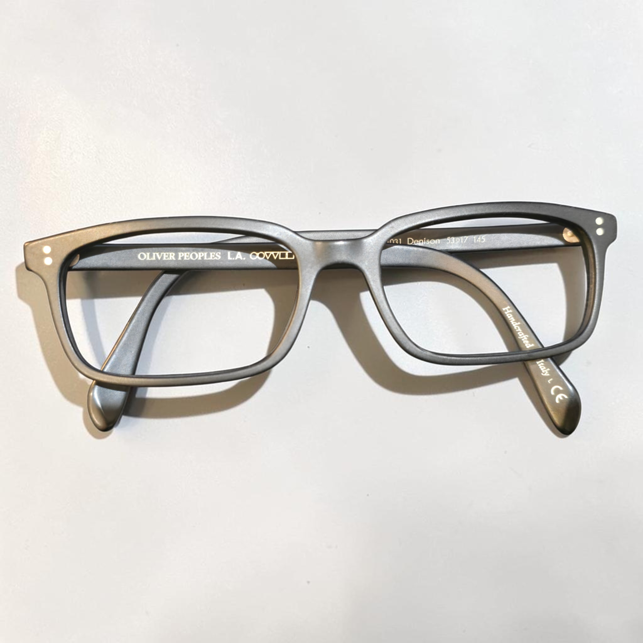 Oliver Peoples Denison OV5102 Matte Black Rectangle Frames