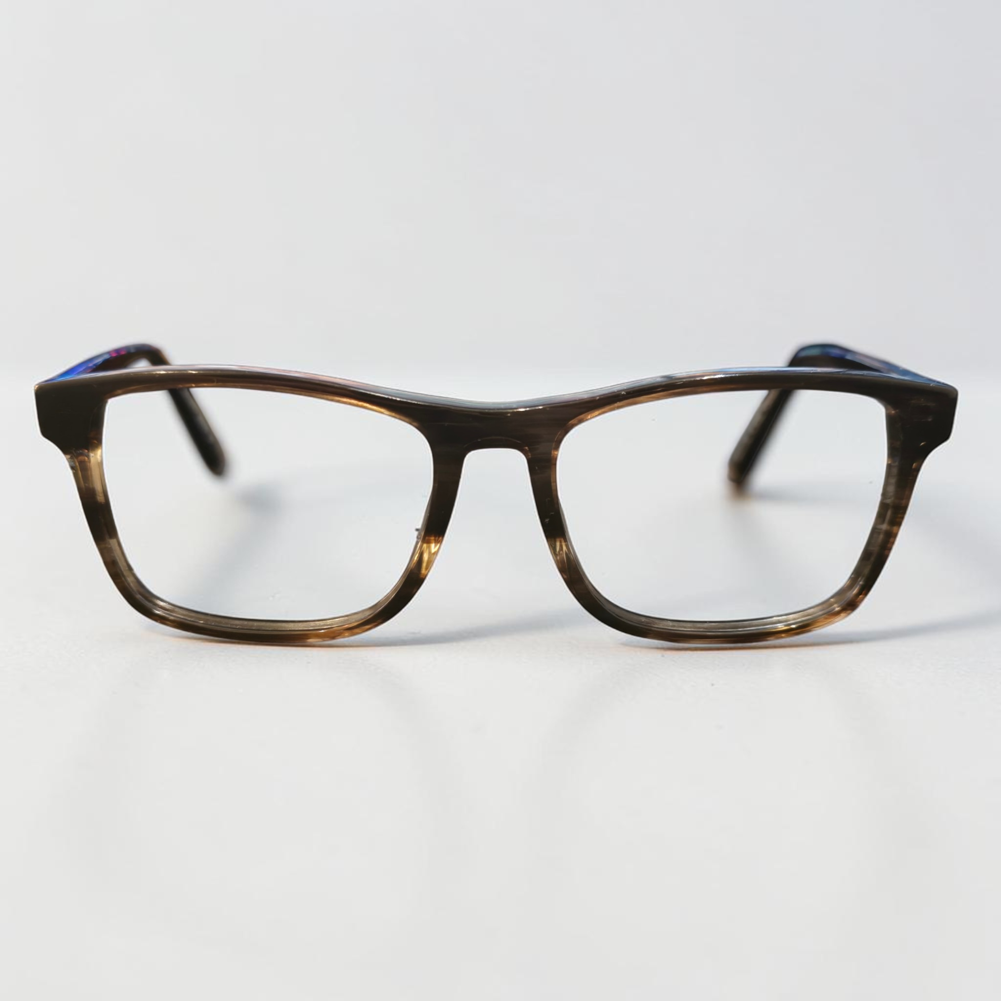 Persol JB Palais Rectangle Acetate Frames Grey Tortoiseshell 54mm