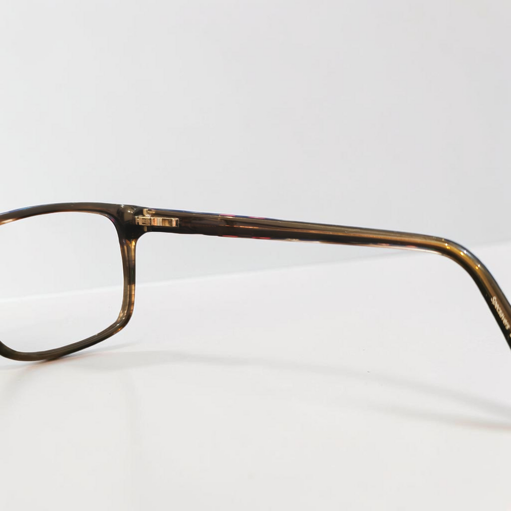 Persol JB Palais Rectangle Acetate Frames Grey Tortoiseshell 54mm