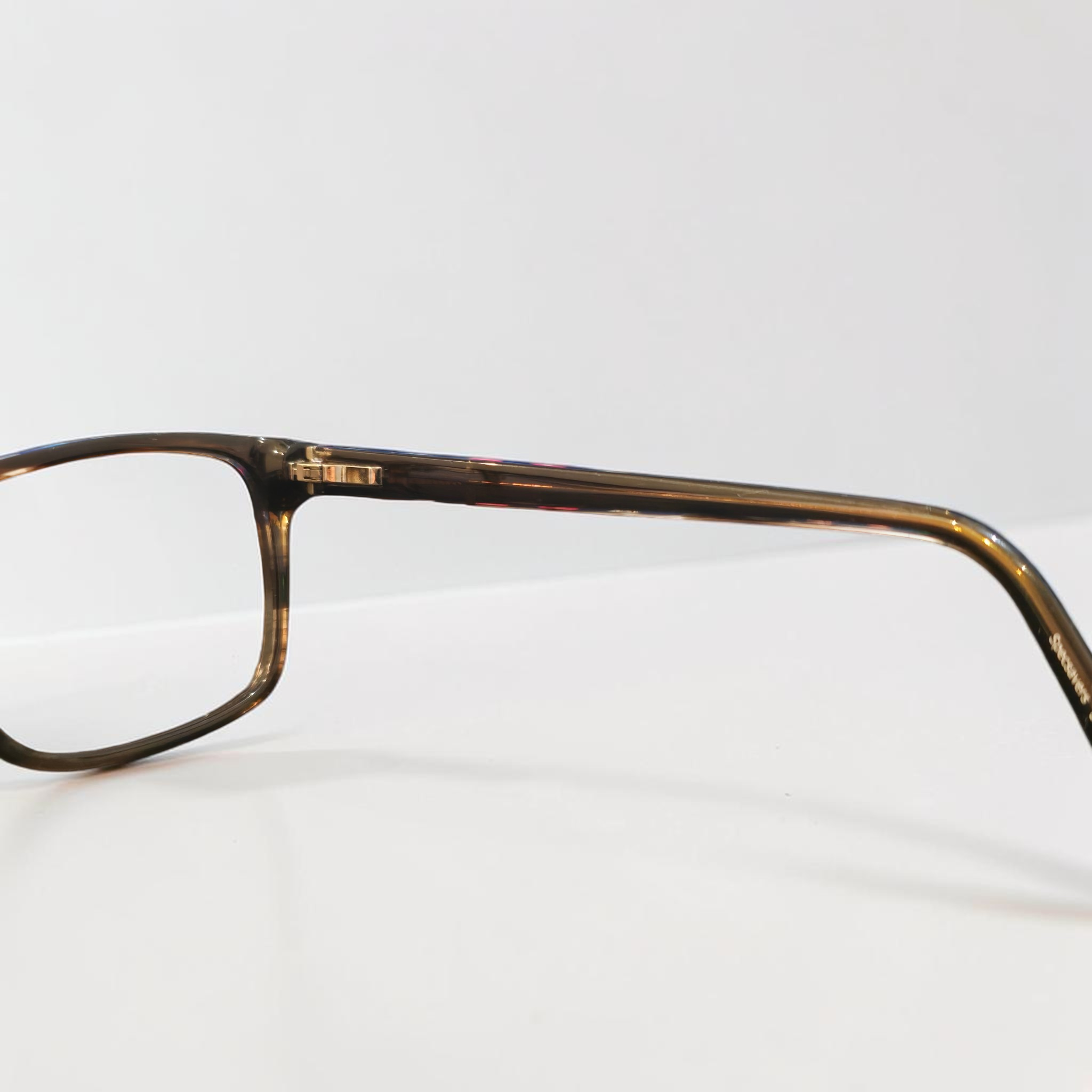 Persol JB Palais Rectangle Acetate Frames Grey Tortoiseshell 54mm