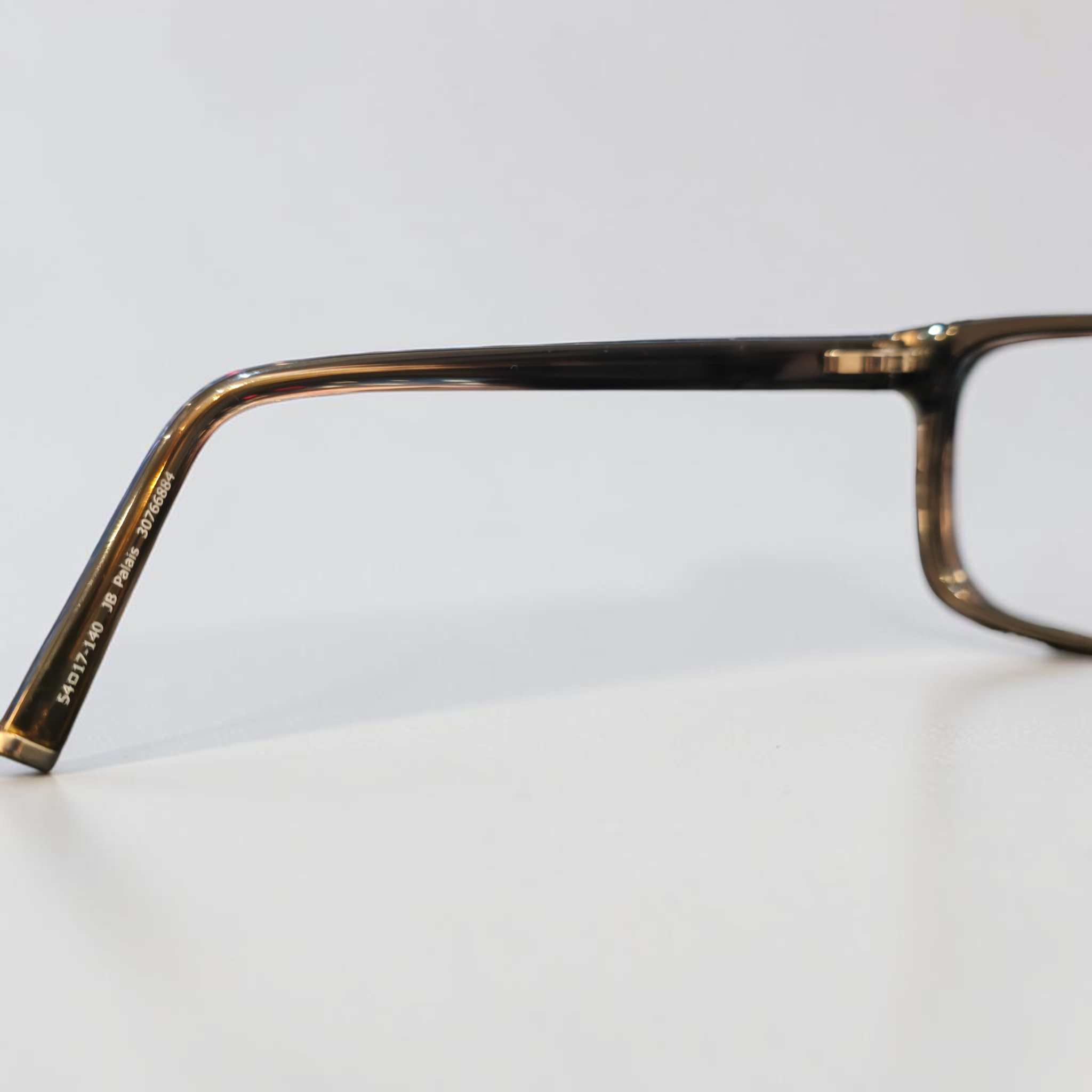 Persol JB Palais Rectangle Acetate Frames Grey Tortoiseshell 54mm