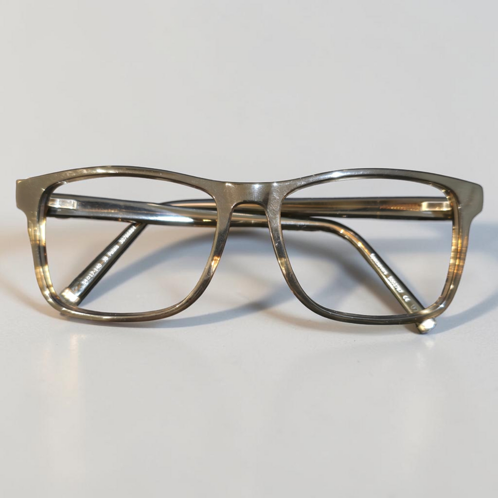 Persol JB Palais Rectangle Acetate Frames Grey Tortoiseshell 54mm