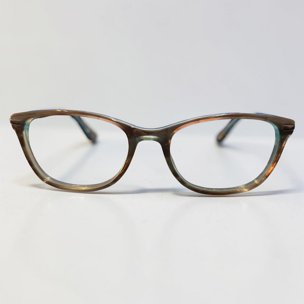 Jaeger MOD.314 Pure Titanium Rectangle Glasses Teal Blue 52-17-130