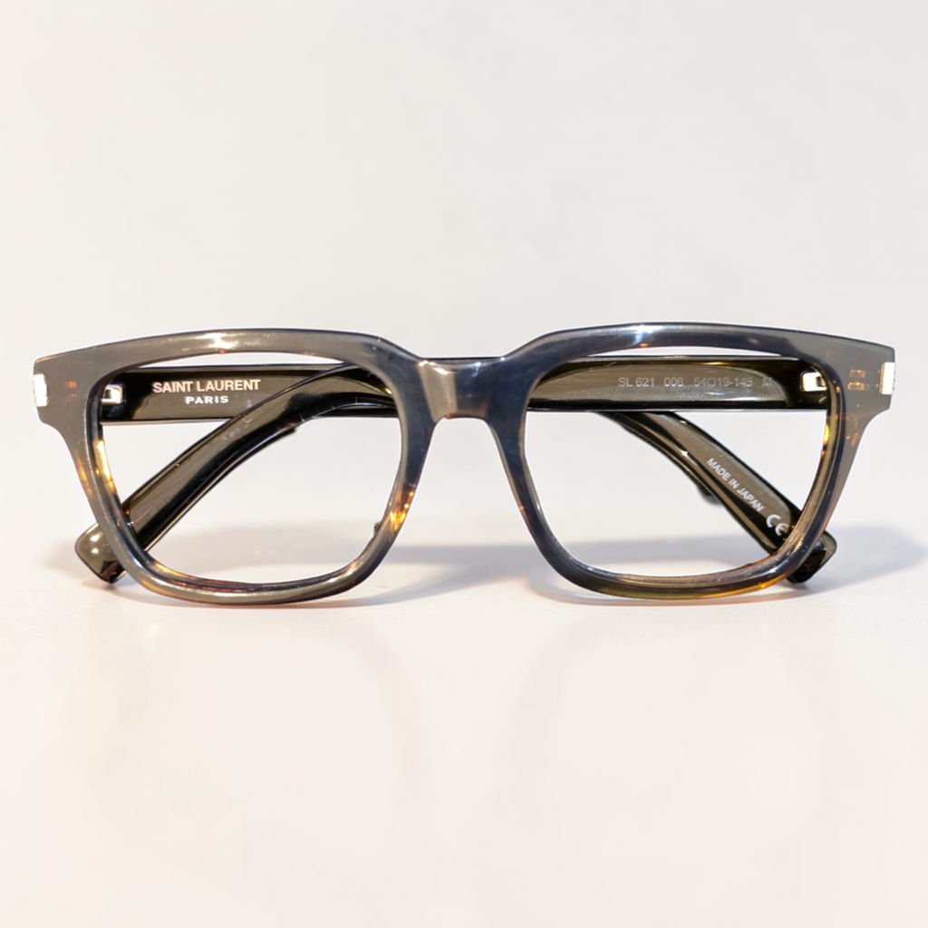 Saint Laurent SL 621 006 Havana Tortoiseshell Square Frames