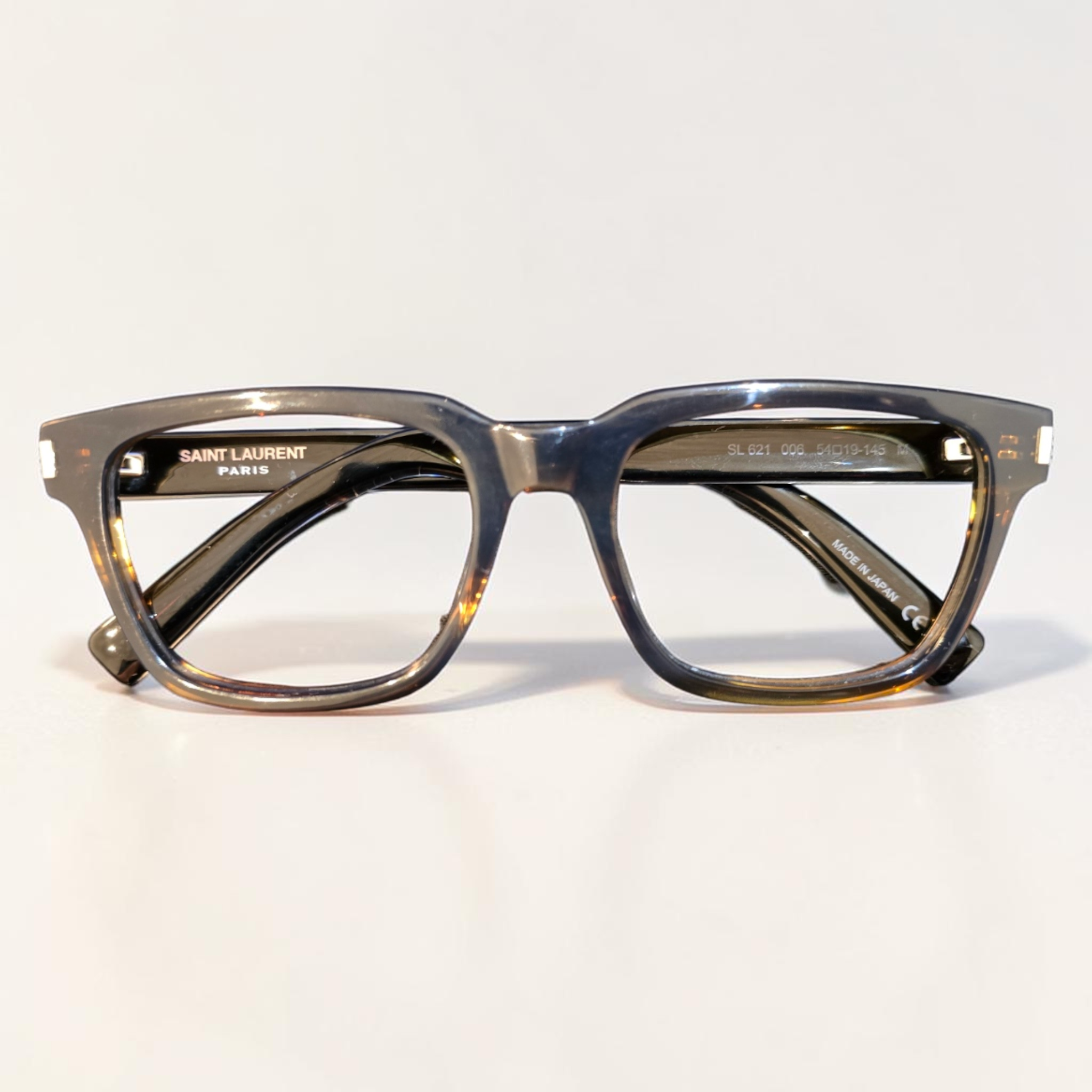 Saint Laurent SL 621 006 Havana Tortoiseshell Square Frames