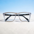 Adidas Rectangle Eyeglasses Crystal Clear Black S5004649
