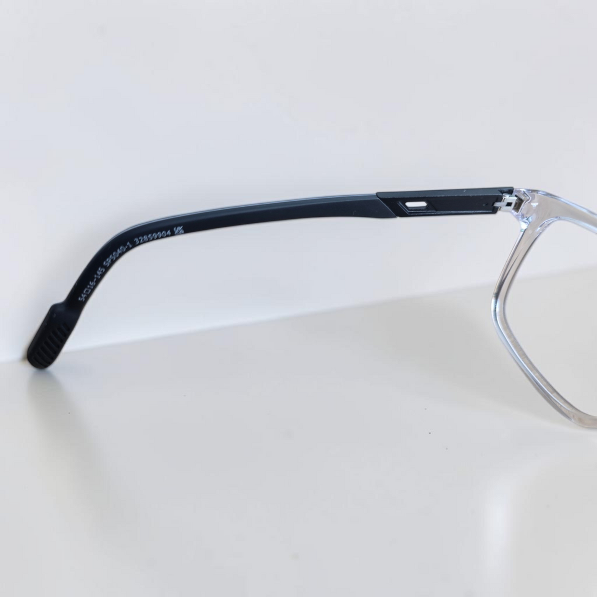 Adidas Rectangle Eyeglasses Crystal Clear Black S5004649