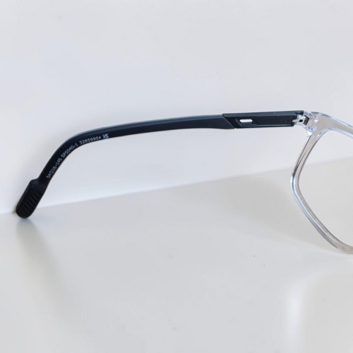 Adidas Rectangle Eyeglasses Crystal Clear Black S5004649