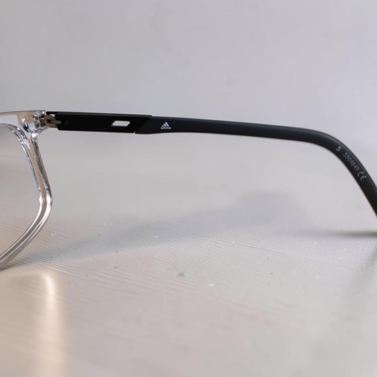 Adidas Rectangle Eyeglasses Crystal Clear Black S5004649