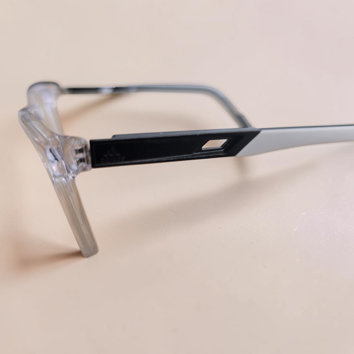 Adidas Rectangle Eyeglasses Crystal Clear Black S5004649
