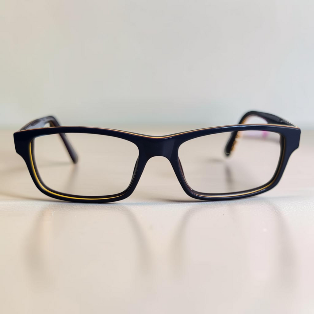 Lacoste L2705 Navy Rectangle Acetate Eyeglass Frames 53-17-140