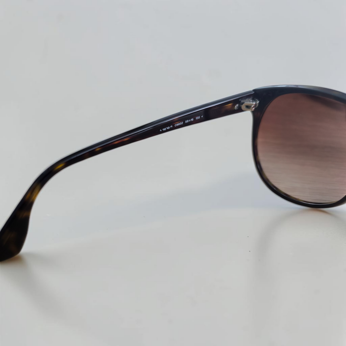 Emporio Armani EA9616/S Oversized Round Tortoiseshell Sunglasses No Prescription