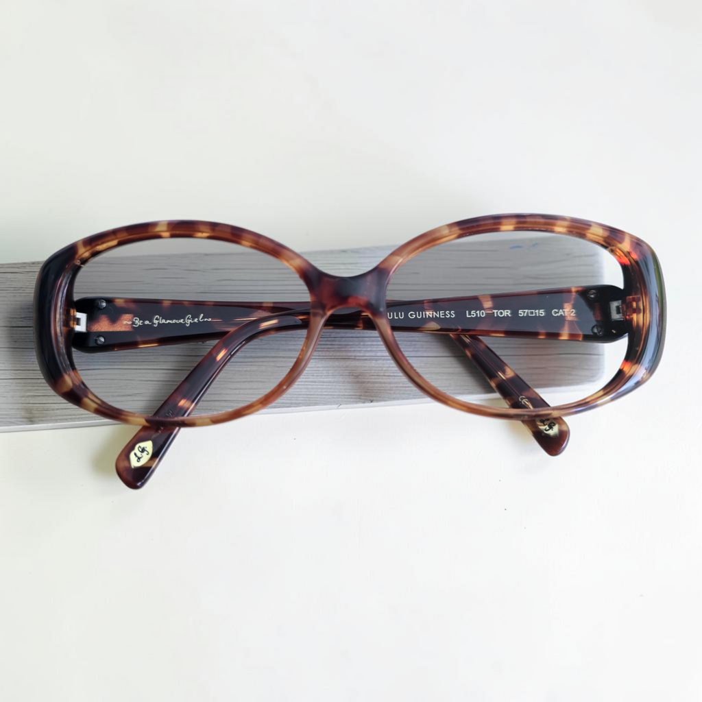 Lulu Guinness L510 Tortoiseshell Oval Acetate Frames