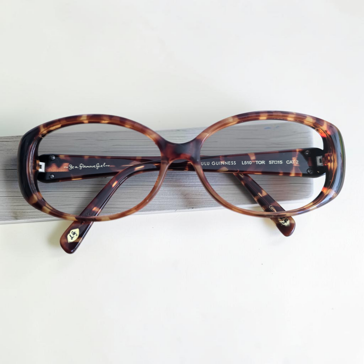 Lulu Guinness L510 Tortoiseshell Oval Acetate Frames