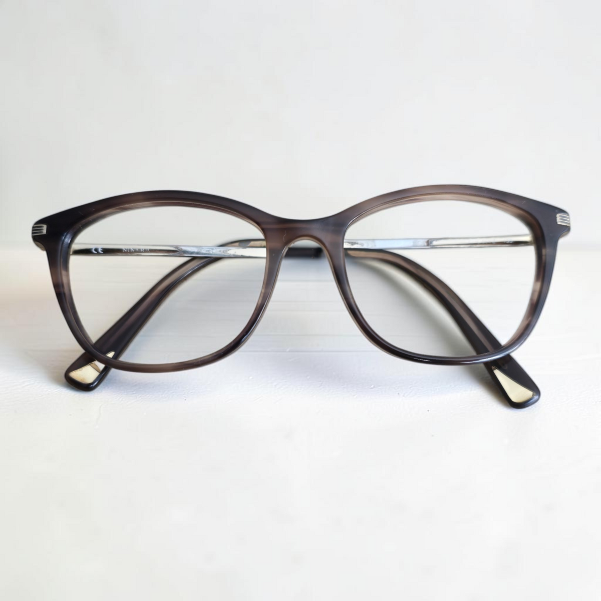 Nina Ricci Cat-Eye Glasses Tortoiseshell Brown Acetate NR0069
