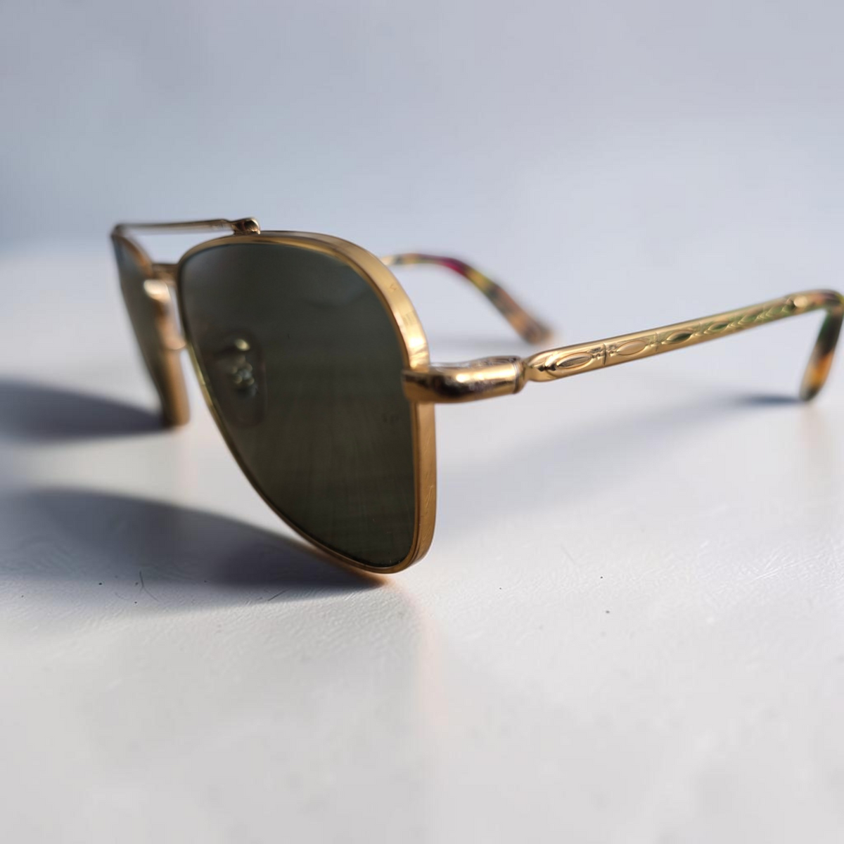Ray-Ban RB3636 New Caravan Gold Aviator Sunglasses Non Prescription
