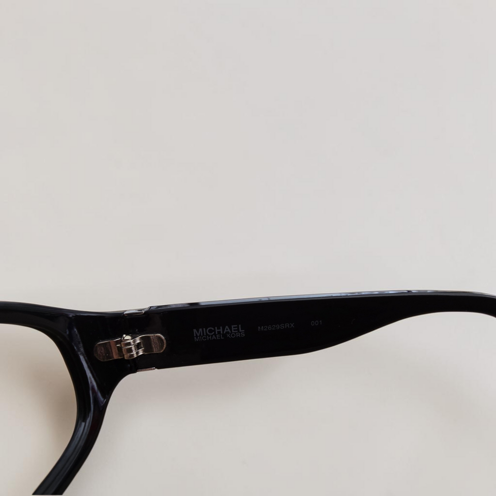 Michael Kors M2629SRX Gloss Black Oval Acetate Frames