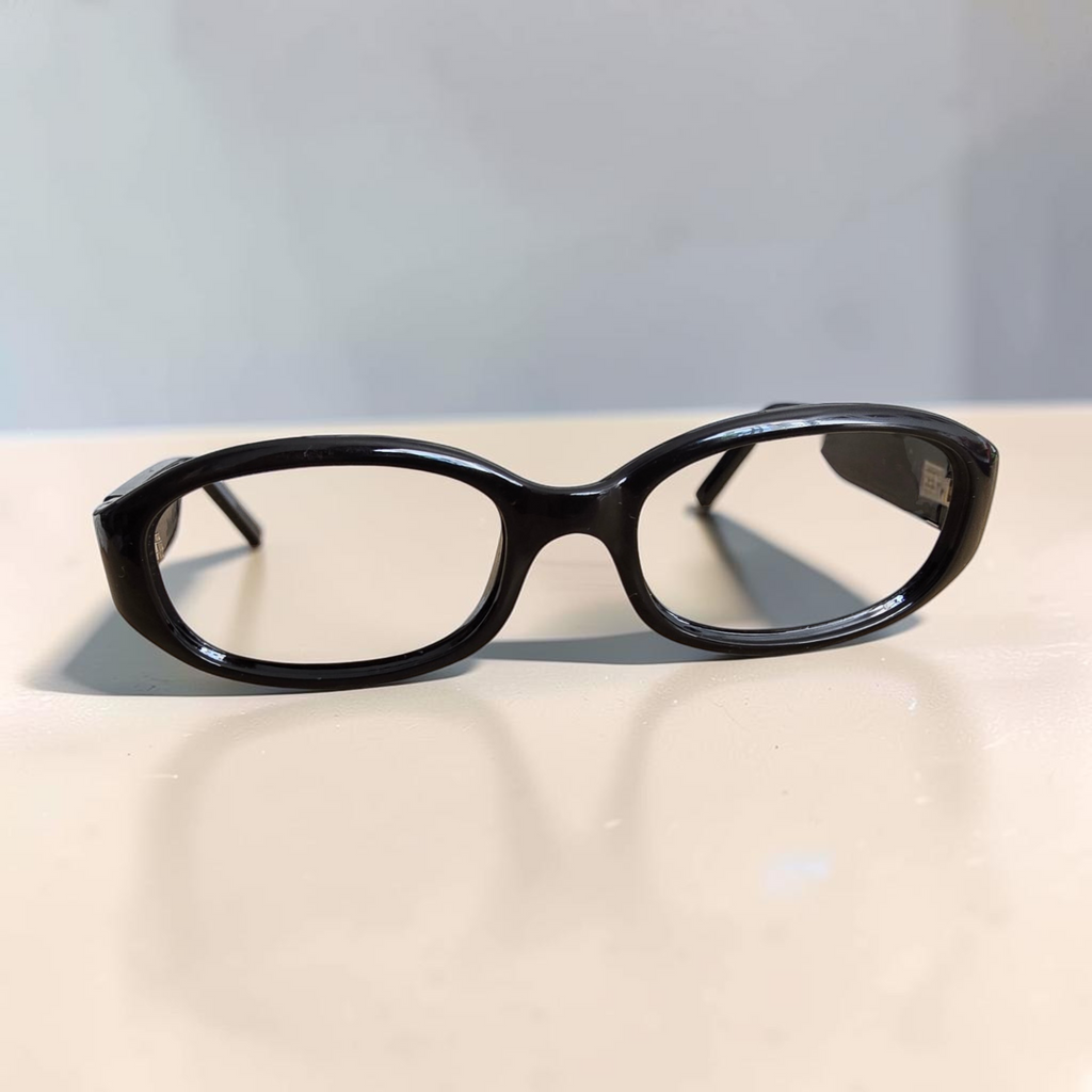 Michael Kors M2629SRX Gloss Black Oval Acetate Frames